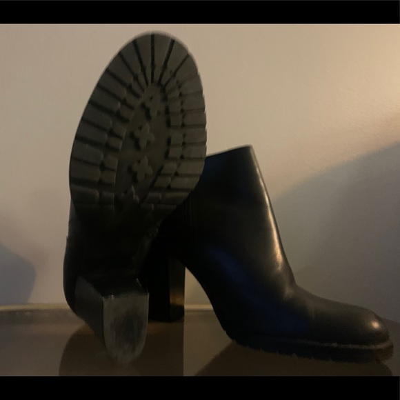 Black Leather Booties - Picture 4 of 5